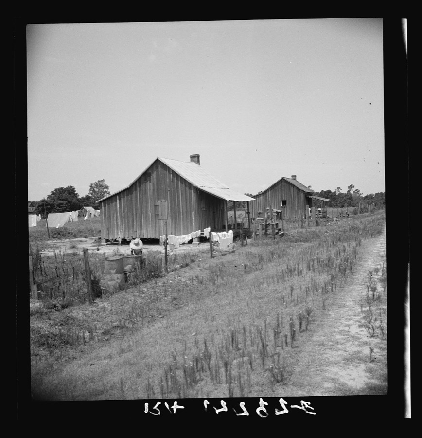Home of turpentine workers near Godwinsville, Georgia