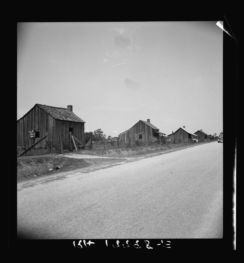 Home of turpentine workers near Godwinsville, Georgia