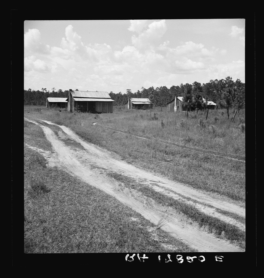 Turpentine worker's cabins. Valdosta, Georgia