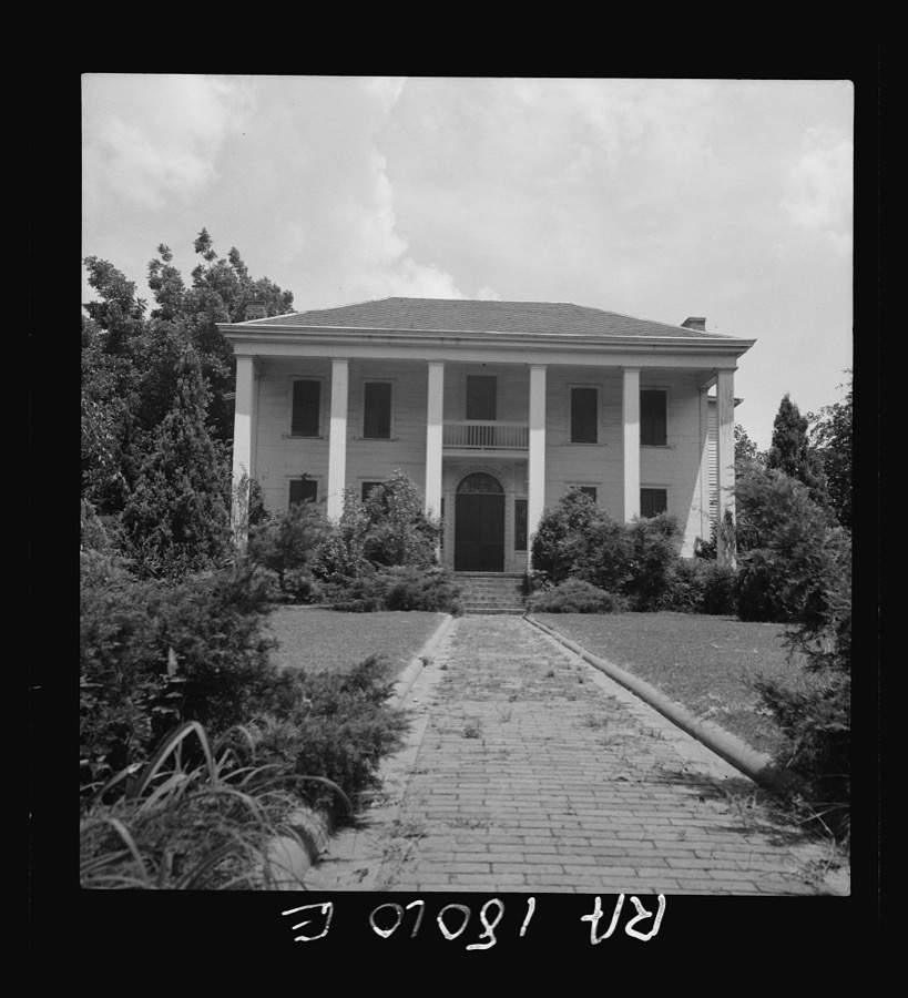 Plantation owner's home. Marshallville, Georgia