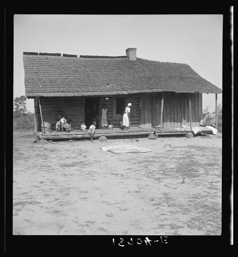 Colored tobacco sharecroppers home near Tifton, Georgia
