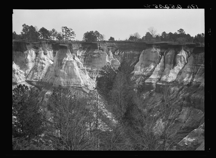 Erosion. Stewart County, Georgia