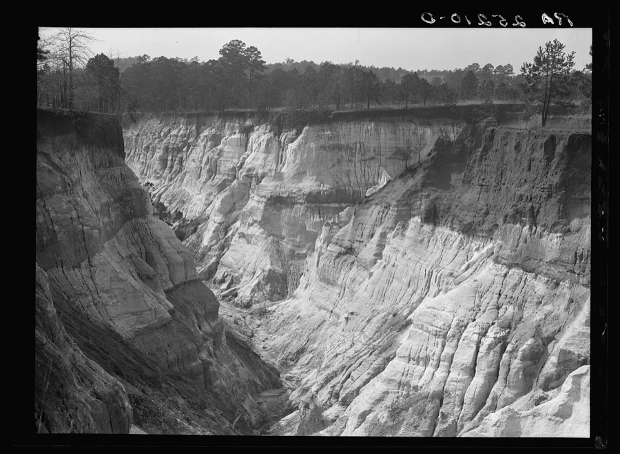 Erosion. Stewart County, Georgia