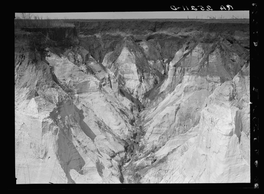 Erosion. Stewart County, Georgia
