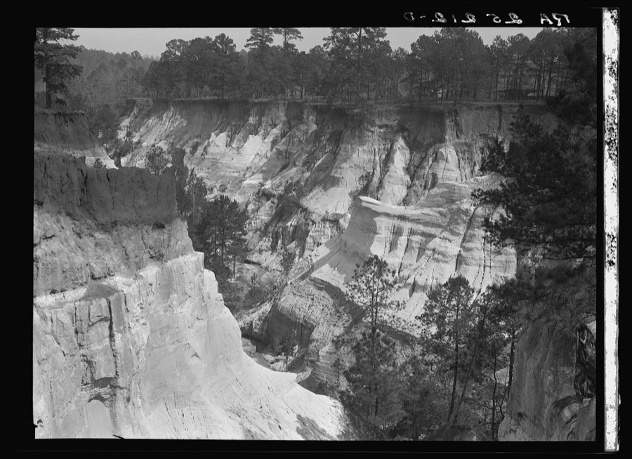 Erosion. Stewart County, Georgia