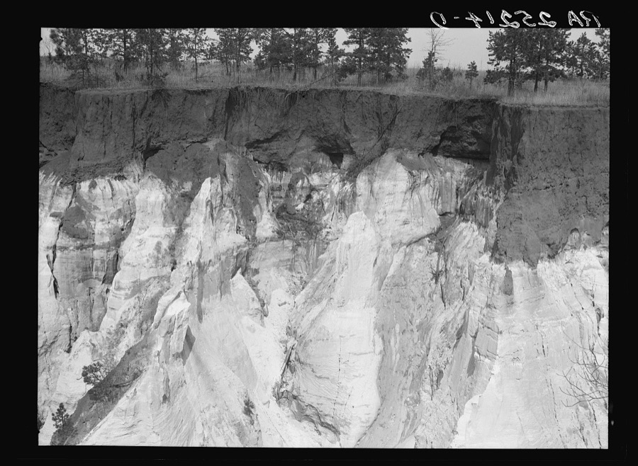 Erosion. Stewart County, Georgia