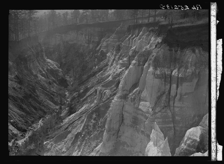 Erosion. Stewart County, Georgia