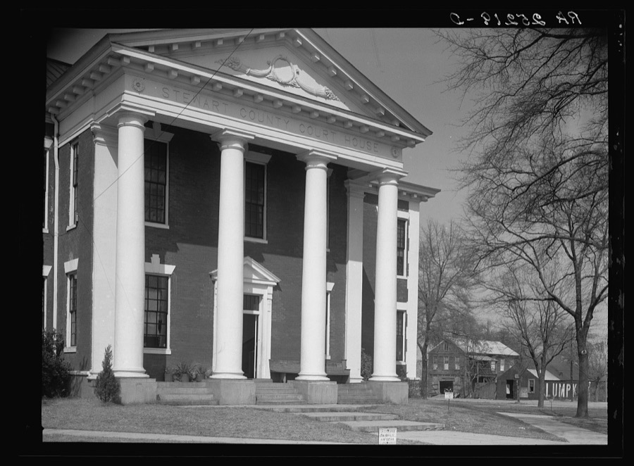 Stewart County courthouse. Georgia