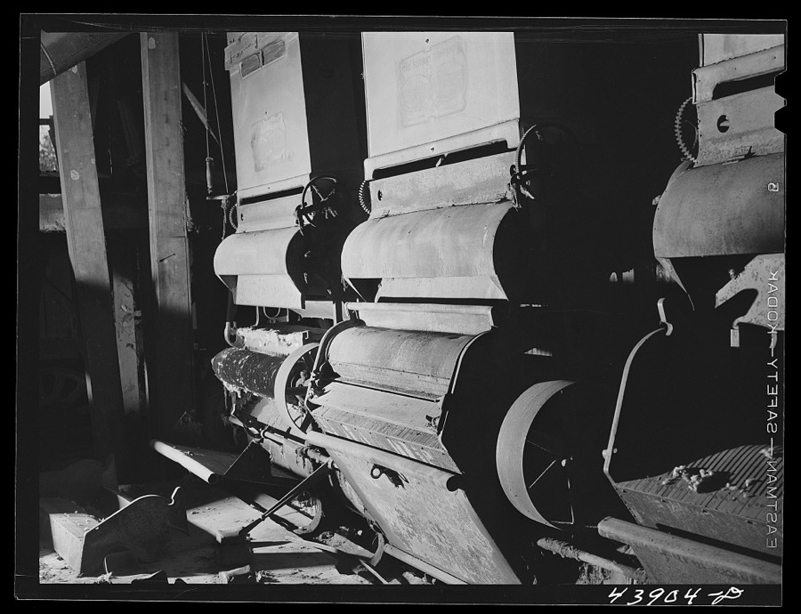 An abandoned cotton gin in Heard County, Georgia