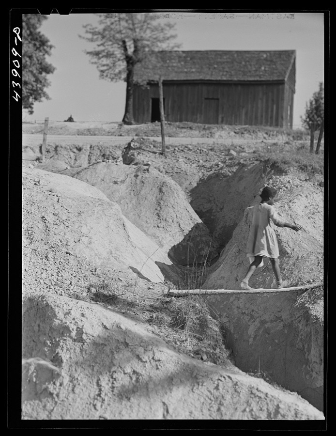Erosion in south section of Heard County, Georgia