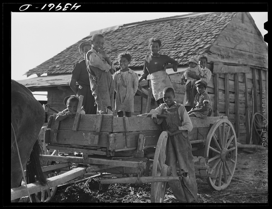 The children of Mr. Strickland, Negro FSA (Farm Security Administration) borrower. Heard County, Georgia
