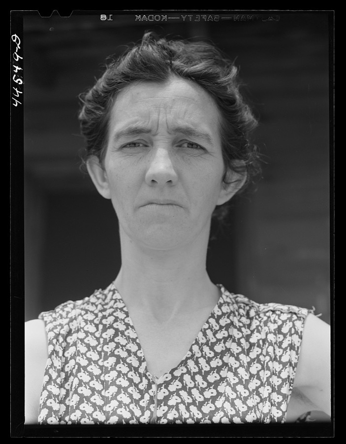 Wife of a WPA (Work Projects Administration) worker near Siloam. Greene County, Georgia