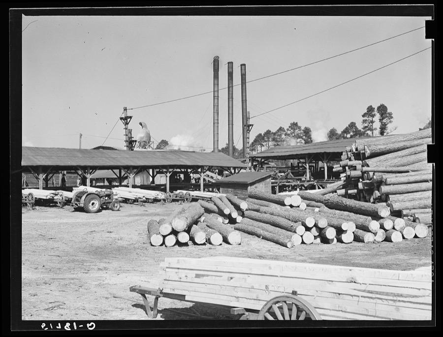 A lumber planing mill. Cairo, Georgia