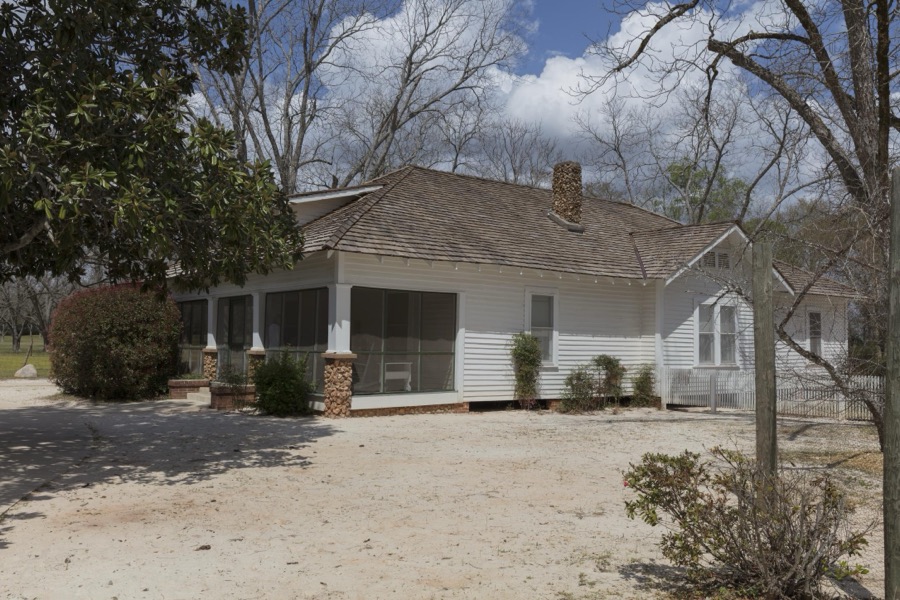 The boyhood home of America's 39th president, Jimmy Carter, on a farm in the little community of Archery, Georgia, now part of the only slightly larger town of Plains, with which President Carter and his wife, Rosalynn, a Plains native, are usually associated