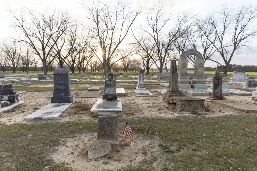 Cemetery in Vienna, a town in southern Georgia