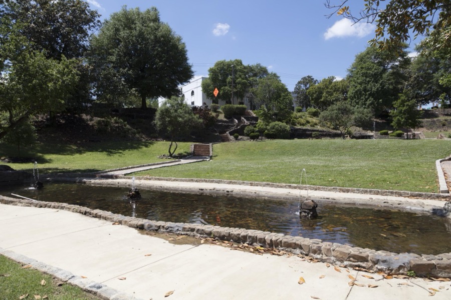 Washington Park in Macon, Georgia