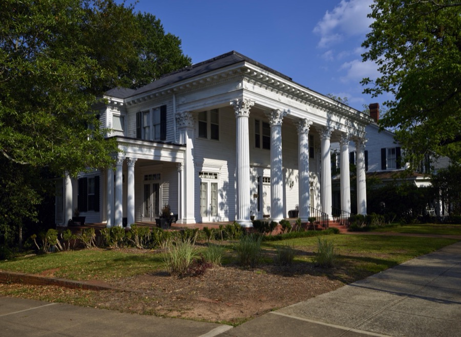 The historic Bell Martin House in Georgia's onetime capital city of Milledgeville