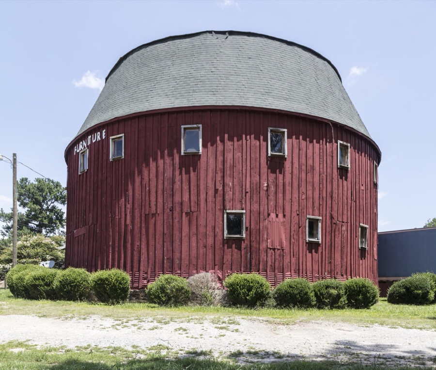 Round barn in Jackson County, Georgia