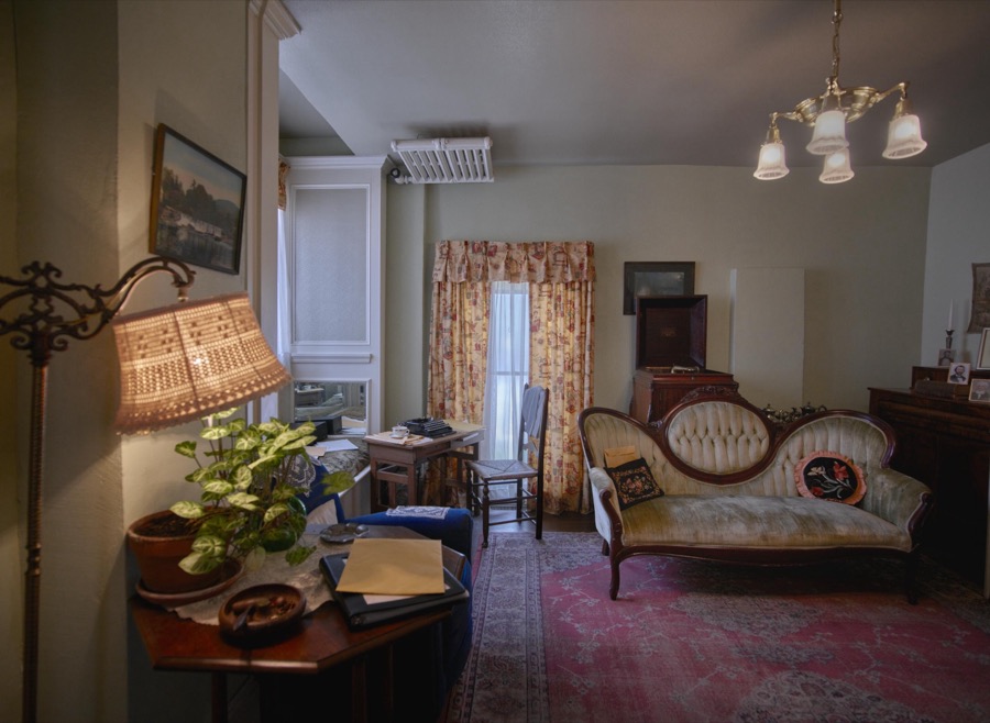 Recreated apartment in what is now a house museum where Margaret Mitchell, author of the iconic book "Gone With the Wind," once lived and wrote the book in Atlanta, the capital city of the southern U.S. state of Georgia and the state's largest city