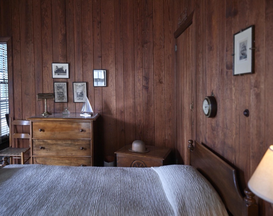 The bed in which President Franklin Roosevelt died in Warm Springs, Georgia, the town in which he had sought treatment for polio 21 years earlier, in 1924 while he was governor of New York state