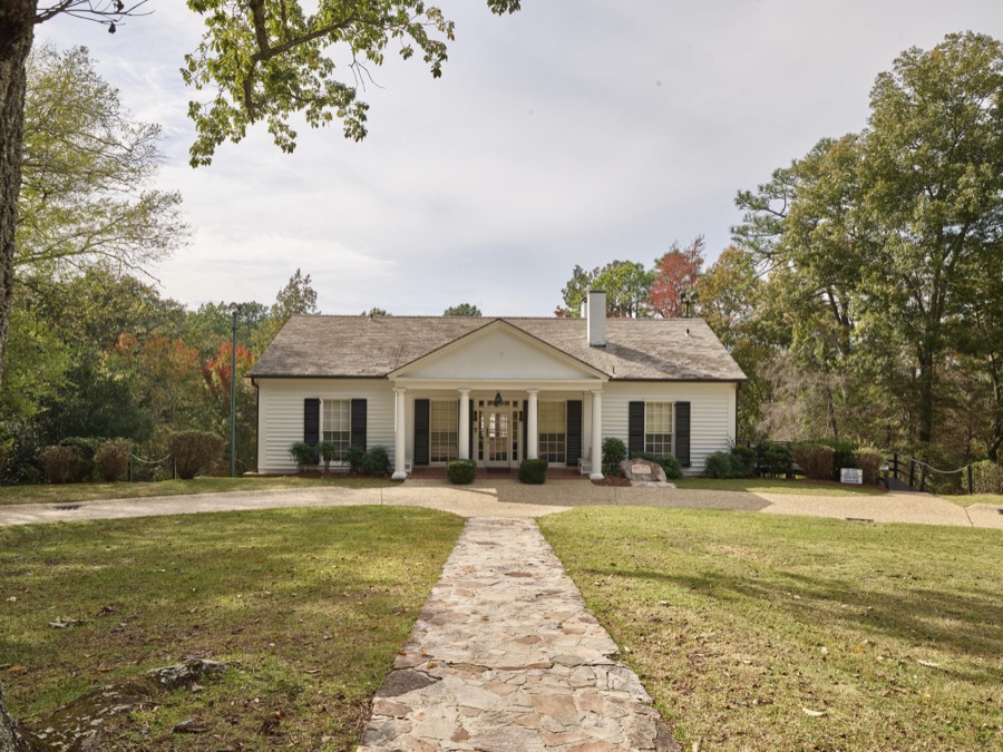 The "Little White House" in Warm Springs, Georgia, the town in which Franklin Roosevelt sought treatment for polio in 1924, nine years before he became U.S. president