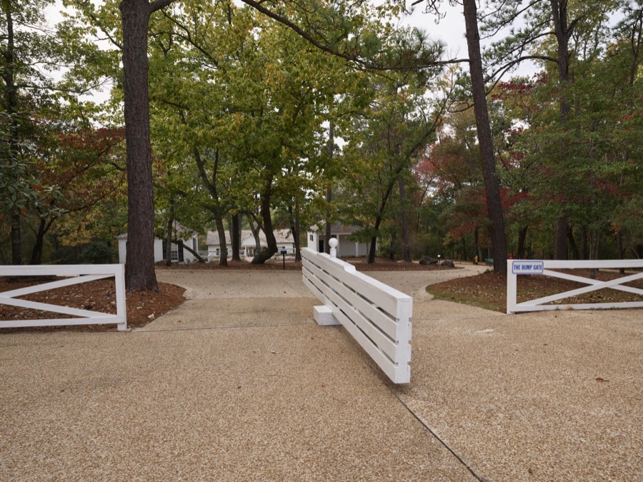 Gateway to the "Little White House" in Warm Springs, Georgia, the town in which Franklin Roosevelt sought treatment for polio in 1924, nine years before he became U.S. president