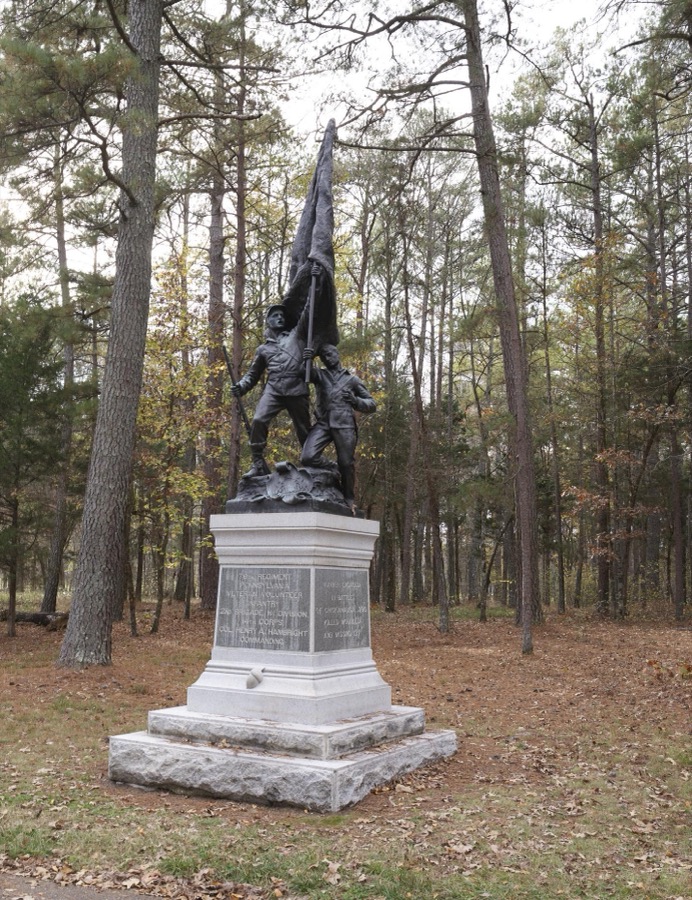 The Pennsylvania 79th Regiment monument at the Chickamauga portion of the Chickamauga & Chattanooga National Military Park