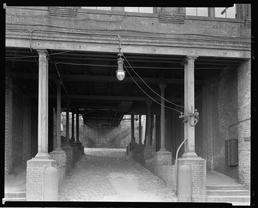 Stoddards Lower Range from Factory Walk, River Street, Savannah, Chatham County, Georgia