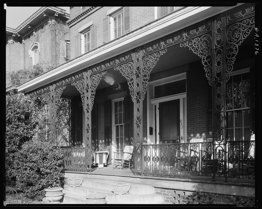 Platt-Fleming-Walker-D'Antignac, Ironwork, 453 Greene Street, Augusta, Richmond County, Georgia