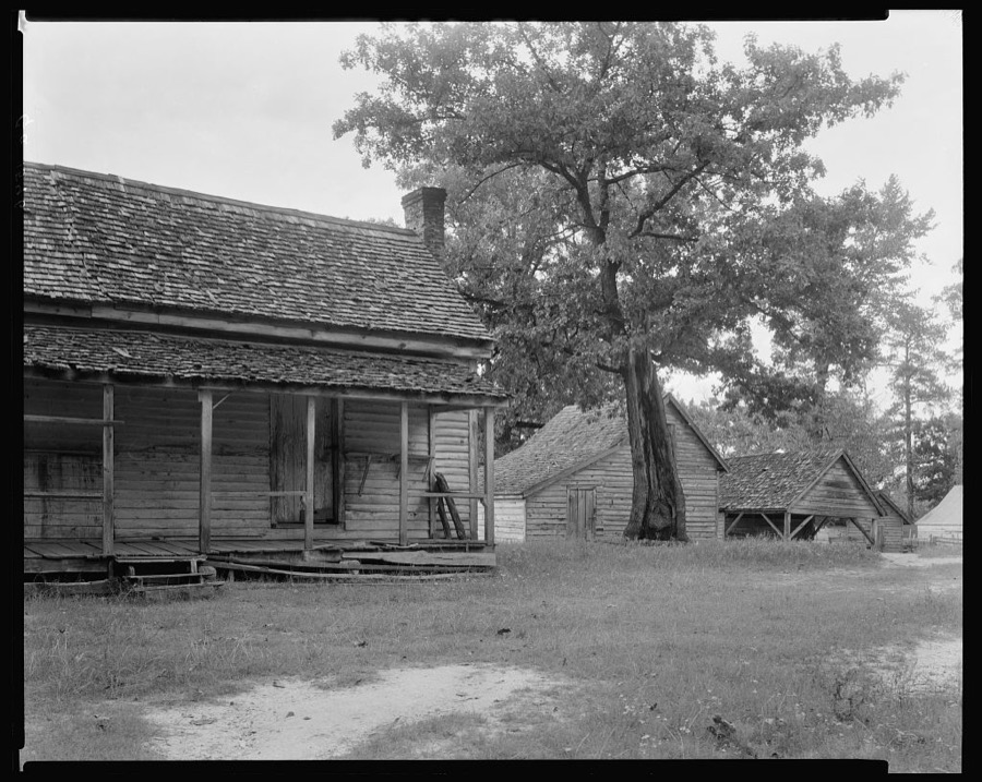 Outbuildings, Hill Plantation?, Washington vic., Wilkes County, Georgia