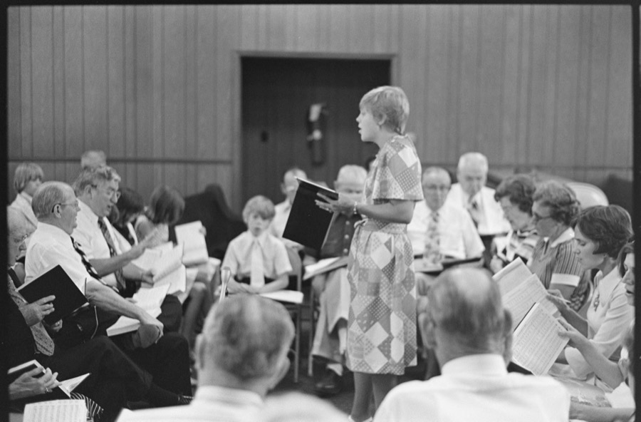 Sacred Harp Memorial Singing, Mt. Zion Methodist Church, Mt. Zion, Georgia