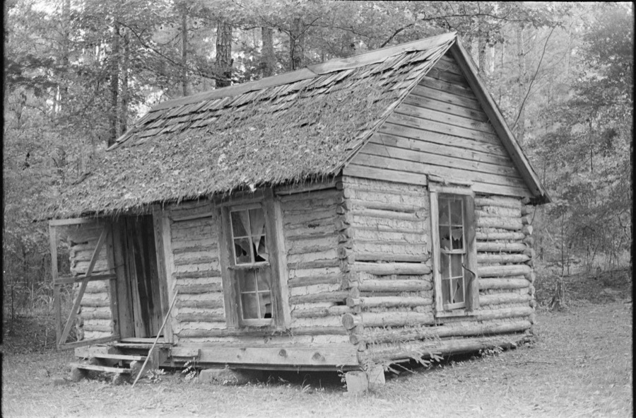 "Uncle" Guy Fuller's cabin, Wilcox County, Georgia; Garrison's Grocery, Fitzgerald, Georgia