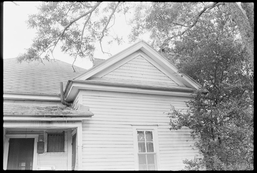 Georgian style house, Sylvester, Georgia; Harvesting tobacco with the Akins family, Berrien County, Georgia