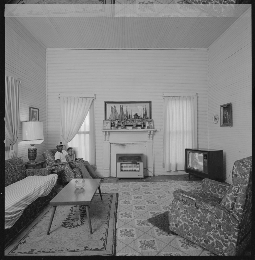 Etta Anderson, Ocilla, Georgia, house interior; Houses in Sylvester, Georgia; Shape note singing convention, Mt. Zion Missionary Baptist Church, Damascus, Georgia