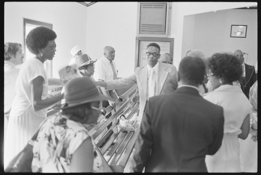 Shape note singing convention at Mt. Zion Missionary Baptist Church, Damascus, Georgia; Folklife project field office, Tifton, Georgia