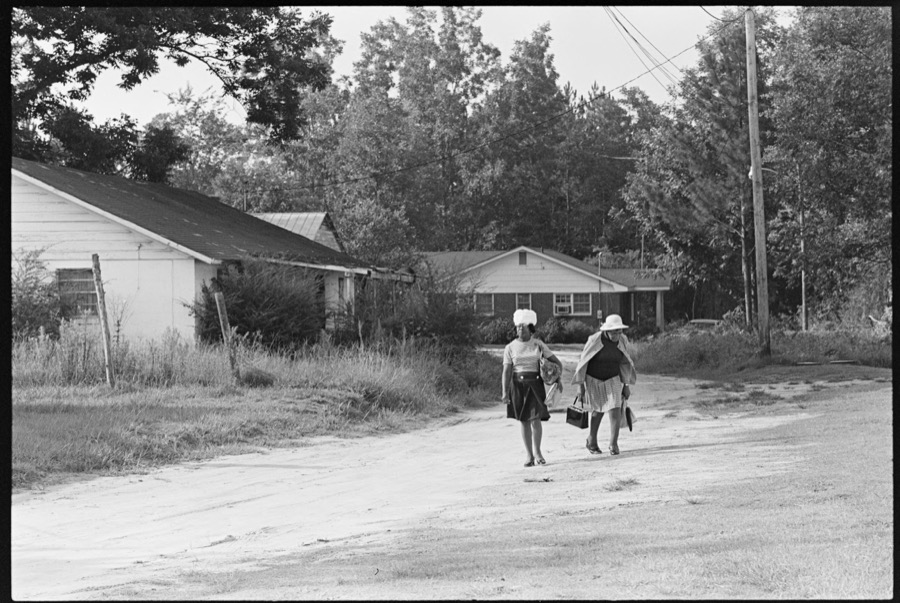 Town scenes, Sylvester, Georgia; Shape note singing convention, Mt. Zion Missionary Baptist Church, Damascus, Georgia
