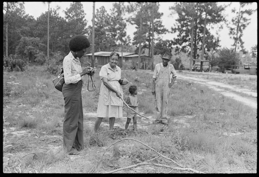 Etta Anderson, Ocilla, Georgia, gathering wild plants; Bluegrass music in Boston, Georgia