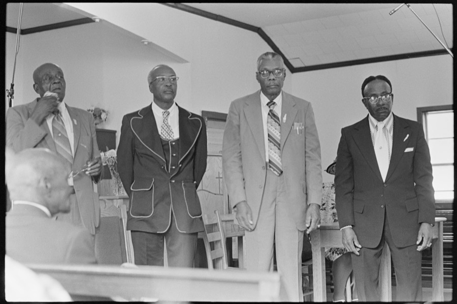 Shape note singing convention, Mt. Zion Missionary Baptist Church, Damascus, Georgia