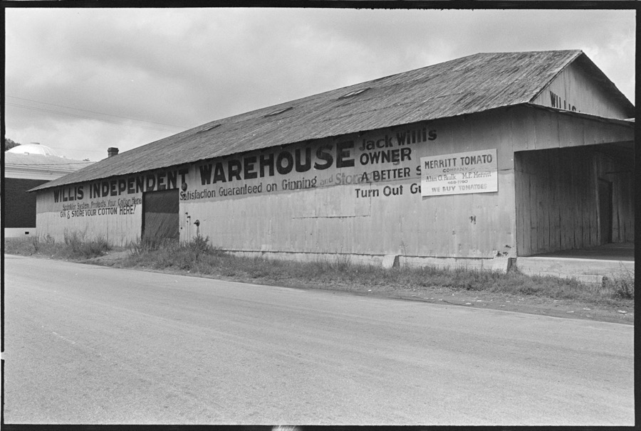 Cotton warehouse, Ocilla, Georgia; Jake Clements, Irwin County Clerk, Ocilla, Georgia; Vernacular houses, Irwin County, Georgia; Timber cart and tenant house, Dorminy-Cowan farm, Ben Hill County, Georgia