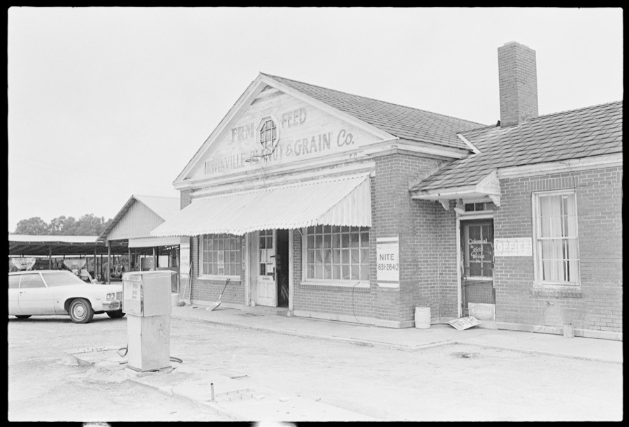 Feed store; Irwinville, Georgia; "Screaming bridge," highway I-75, Tifton, Georgia; Tobacco warehouse, Moultrie, Georgia