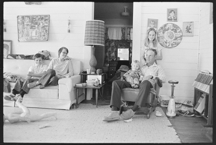 Janie and Keith Doss family, Tift County, Georgia; Etta Anderson, Ocilla, Georgia, house exterior