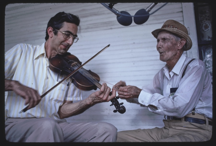 John R. Griffin, Lenox, Georgia, playing music with Alan Jabbour