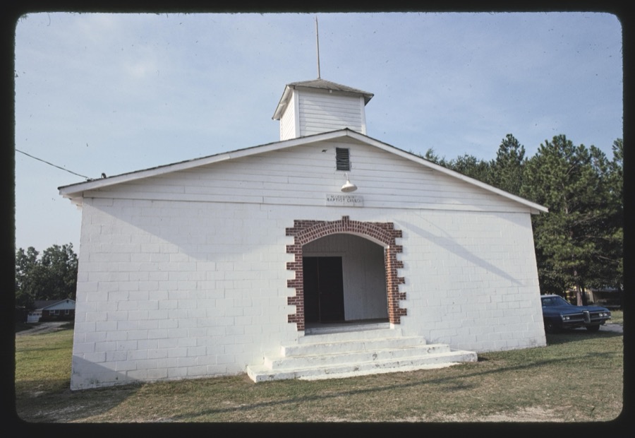 Shape note singing at Macedonia Baptist Church, Sylvester, Georgia