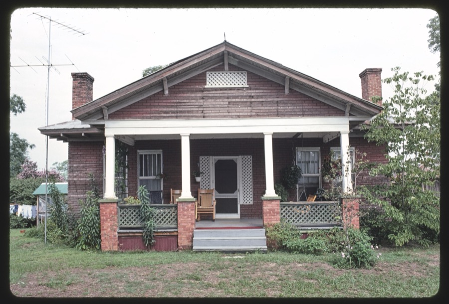 J.H. Clark house and porch swing, Willie Mae Scott house, Colquitt County, Georgia