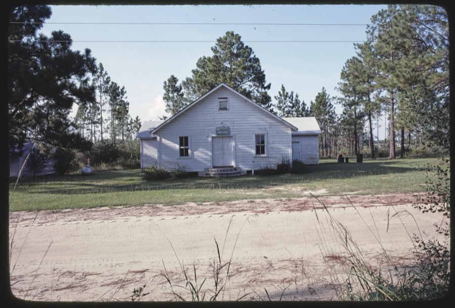 Rural scenes, Berrien County, Georgia; Clyde Paul, Wray, Georgia, farm and turpentine tools, martin houses