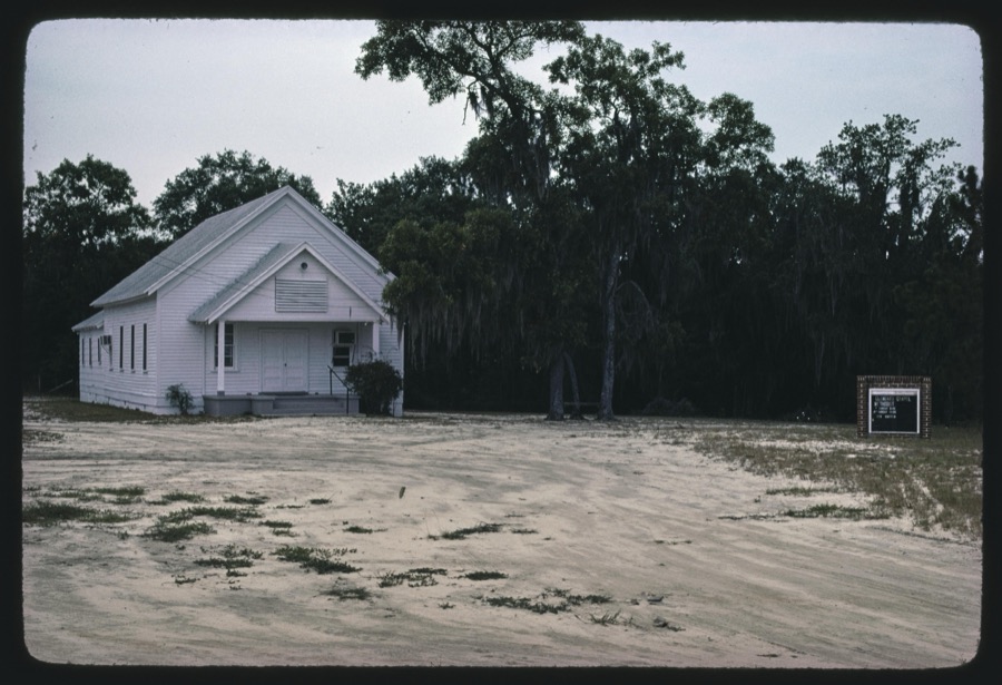 Clements Chapel Methodist Church, near Inaha, Turner County, Georgia, building and cemetery