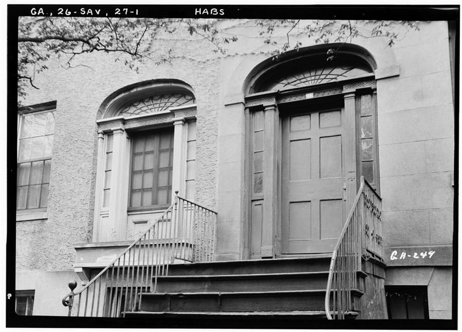 115 West Oglethorpe Street (House, Doorway), Savannah, Chatham County, GA