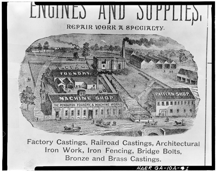 Pendleton & Boardman Foundry, 636 11th Street, Augusta, Richmond County, GA
