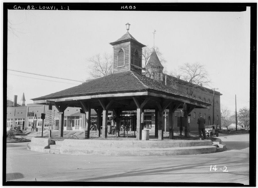 Slave Market, Public Square, Louisville, Jefferson County, GA