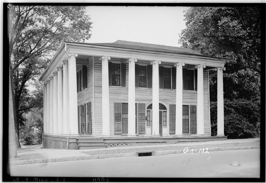 Conn House, Wilkinson & Green Streets, Milledgeville, Baldwin County, GA